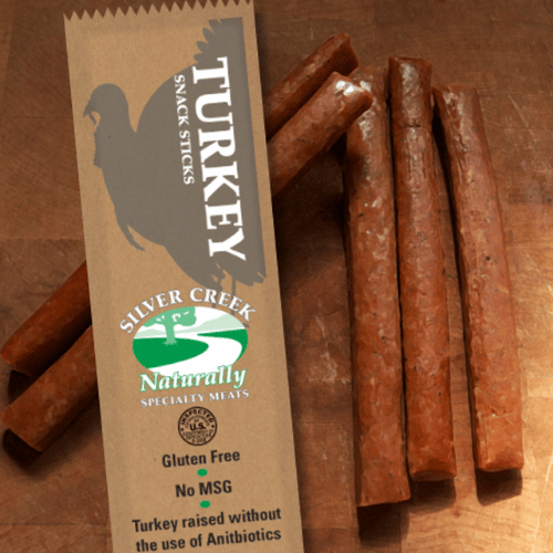 Silver Creek Naturally Turkey Sticks, (2 Sticks) 1.3 oz